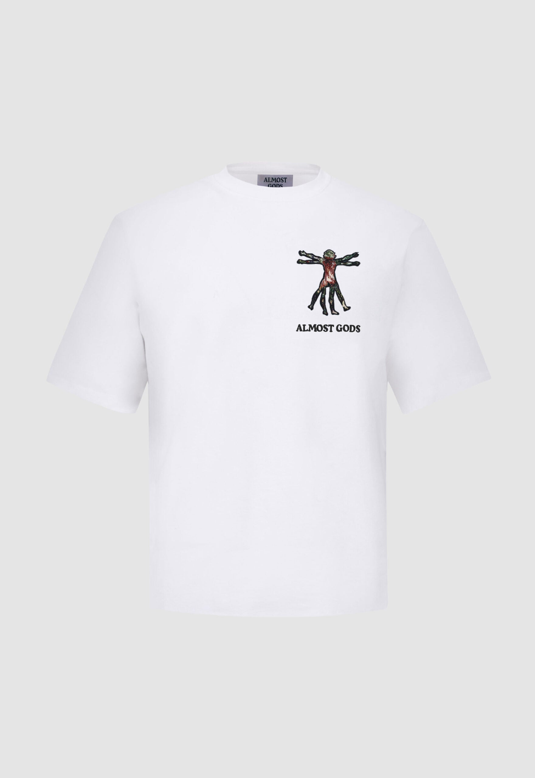 Ventruvian Jacquard Boxy Tee in White